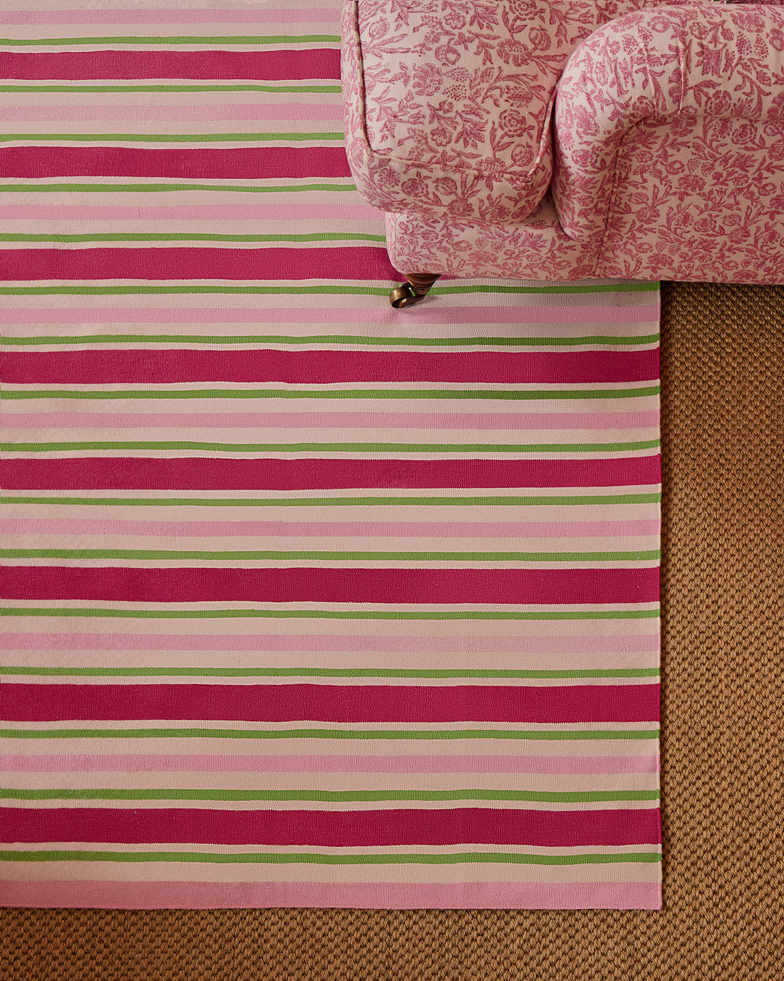 Pink City Prints Marigold Stripe Delilah Rug