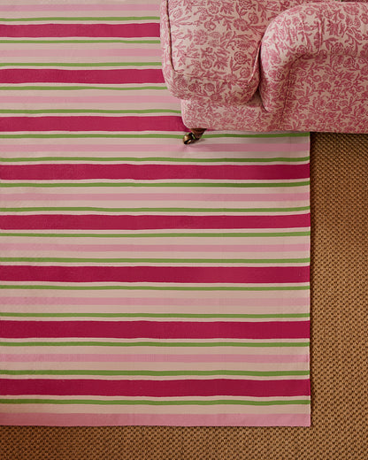 Pink City Prints Marigold Stripe Delilah Rug