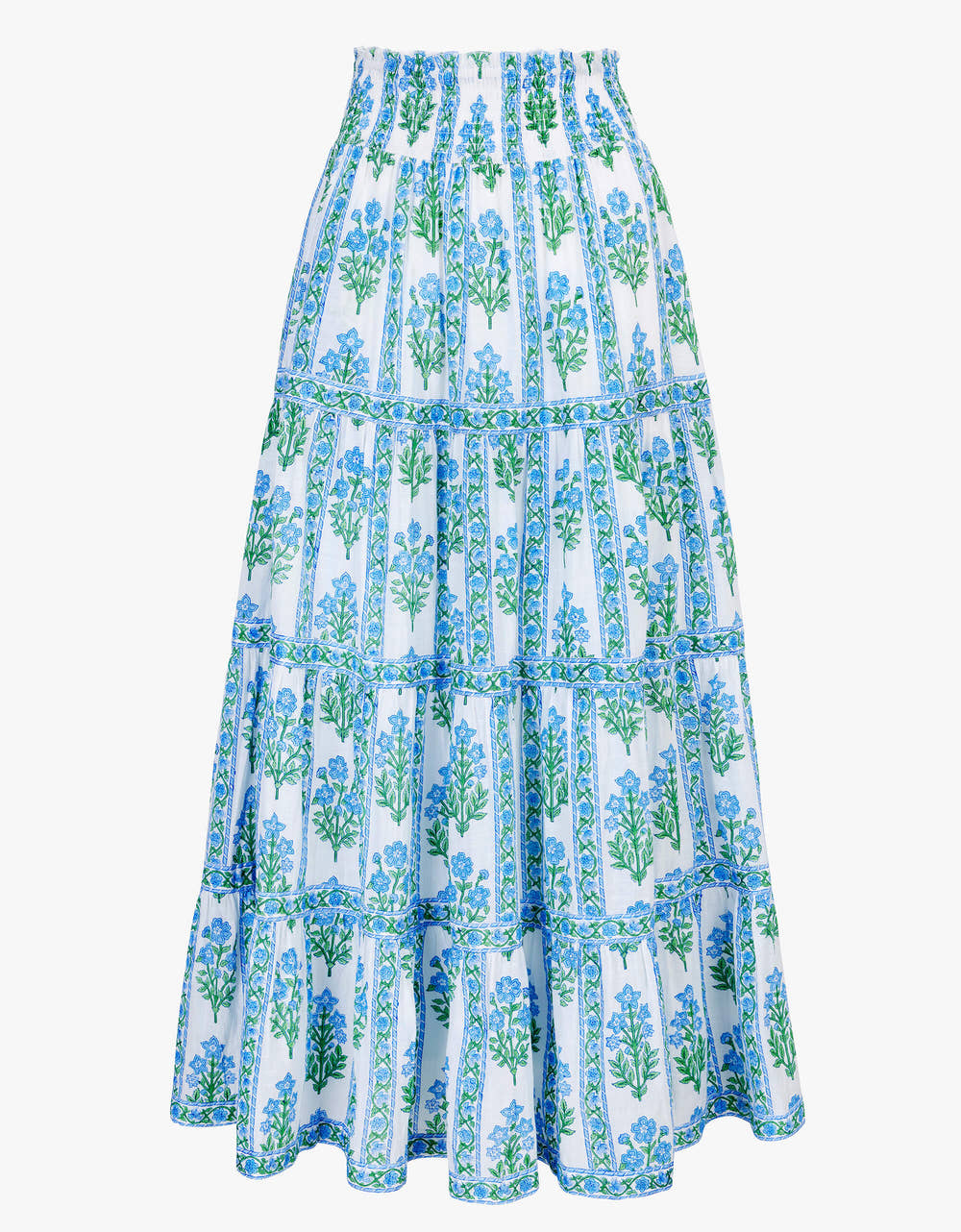 Pink City Prints Meadow Border Arles Skirt