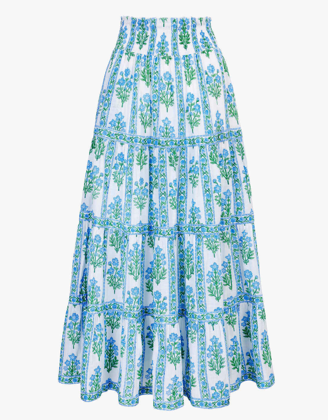 Pink City Prints Meadow Border Arles Skirt