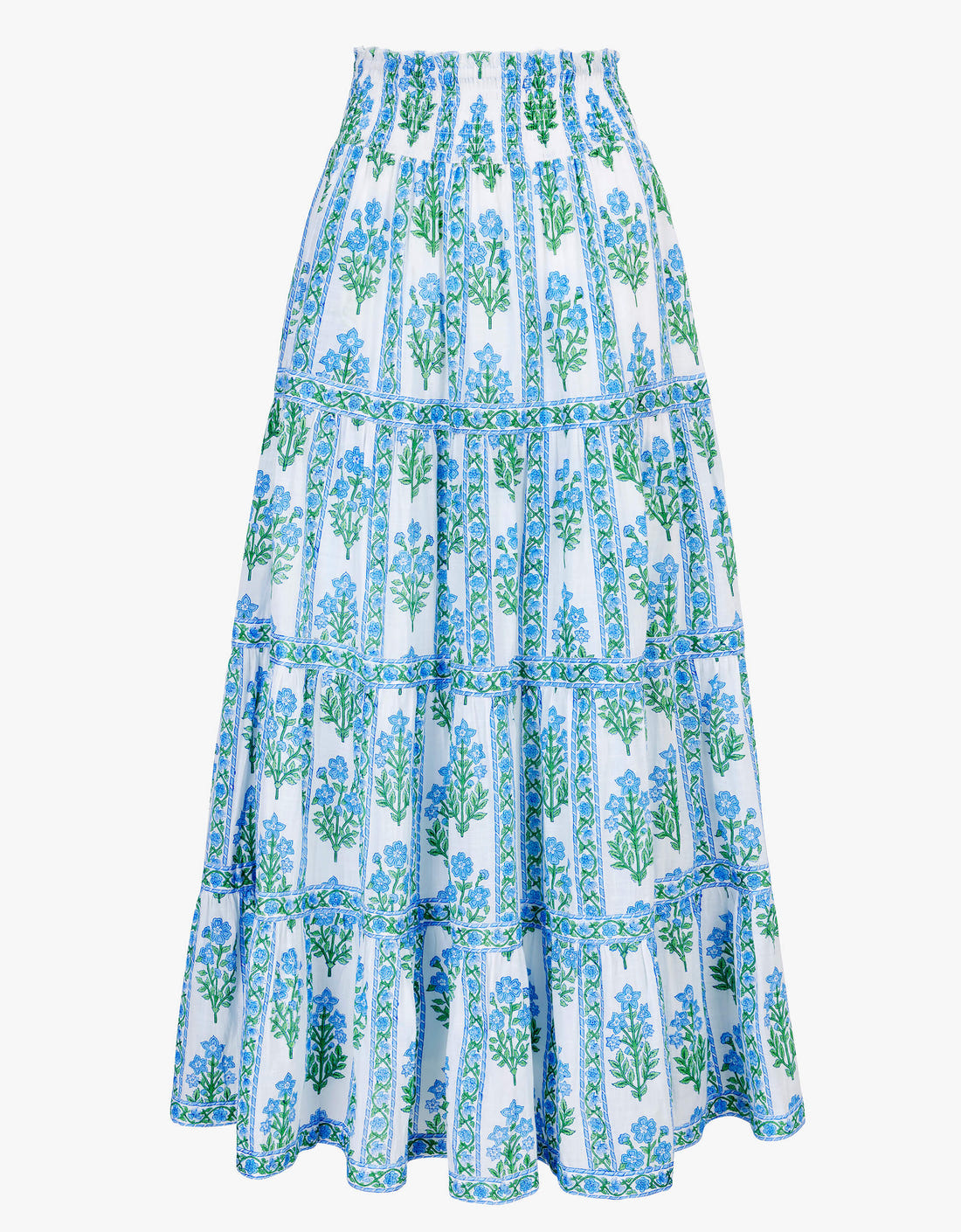 Pink City Prints Meadow Border Arles Skirt