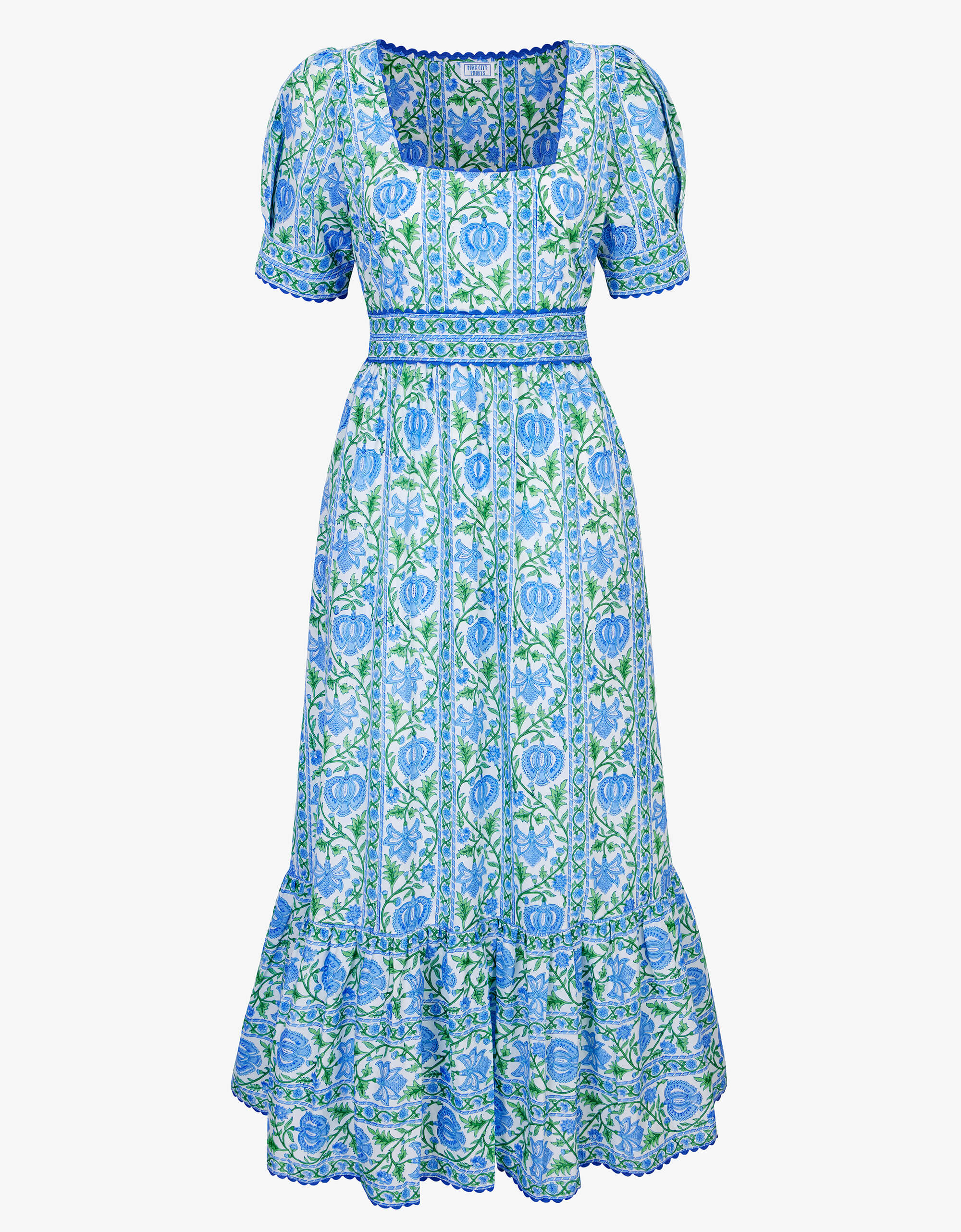 Pink City Prints Meadow Chintz Evelyn Dress