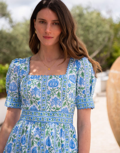 Pink City Prints Meadow Chintz Evelyn Dress