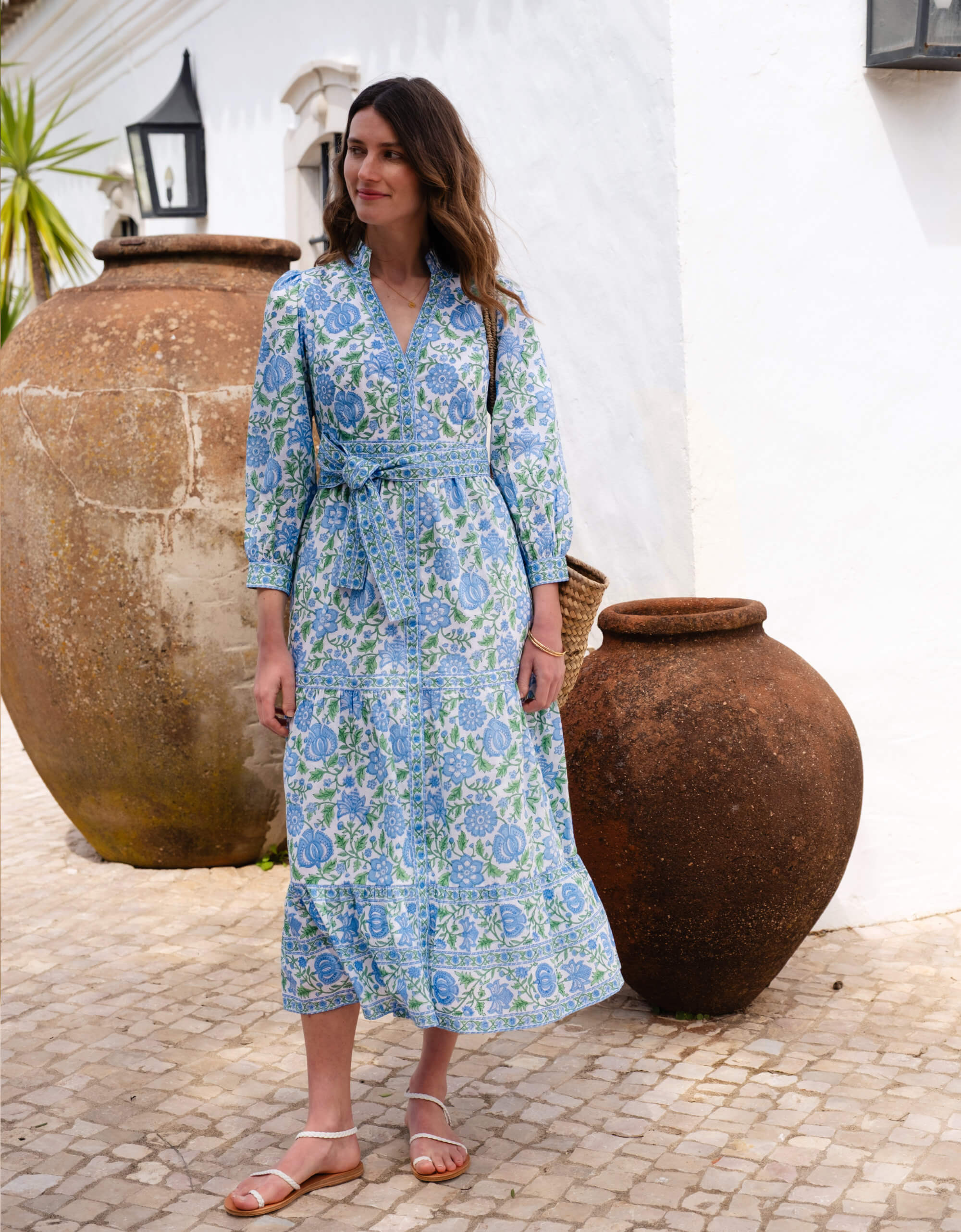 Pink City Prints Meadow Chintz Kerala Dress