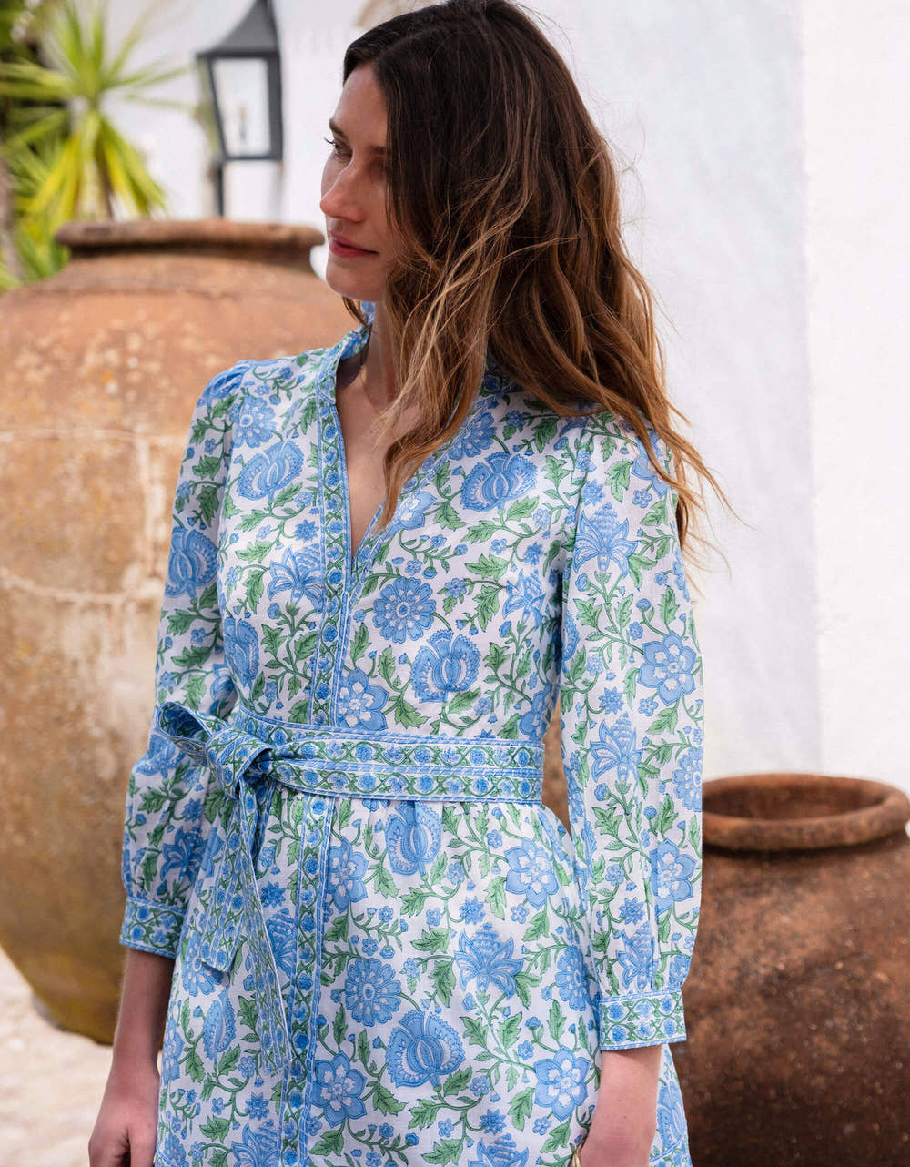 Pink City Prints Meadow Chintz Kerala Dress