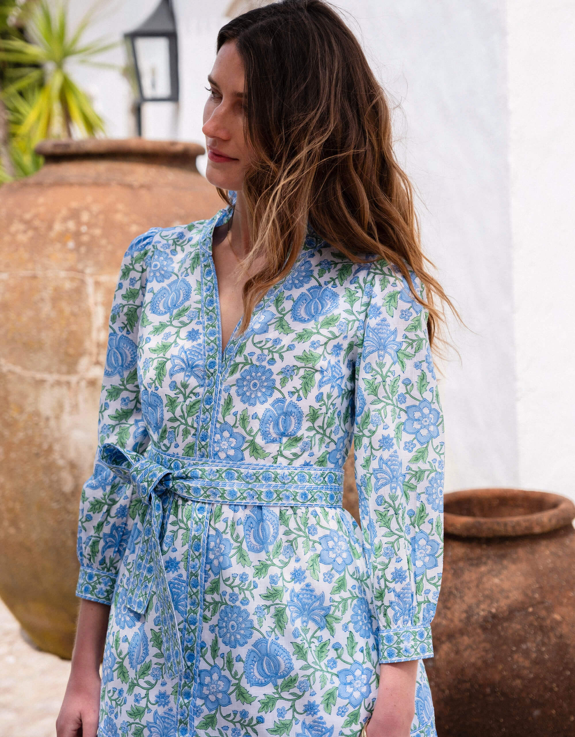 Pink City Prints Meadow Chintz Kerala Dress