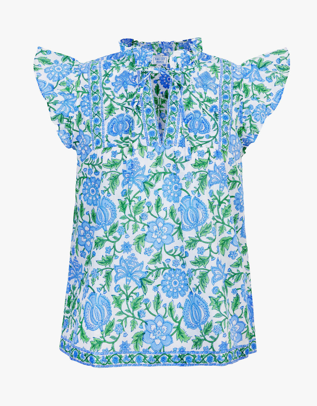 Pink City Prints Meadow Chintz Nettie Blouse