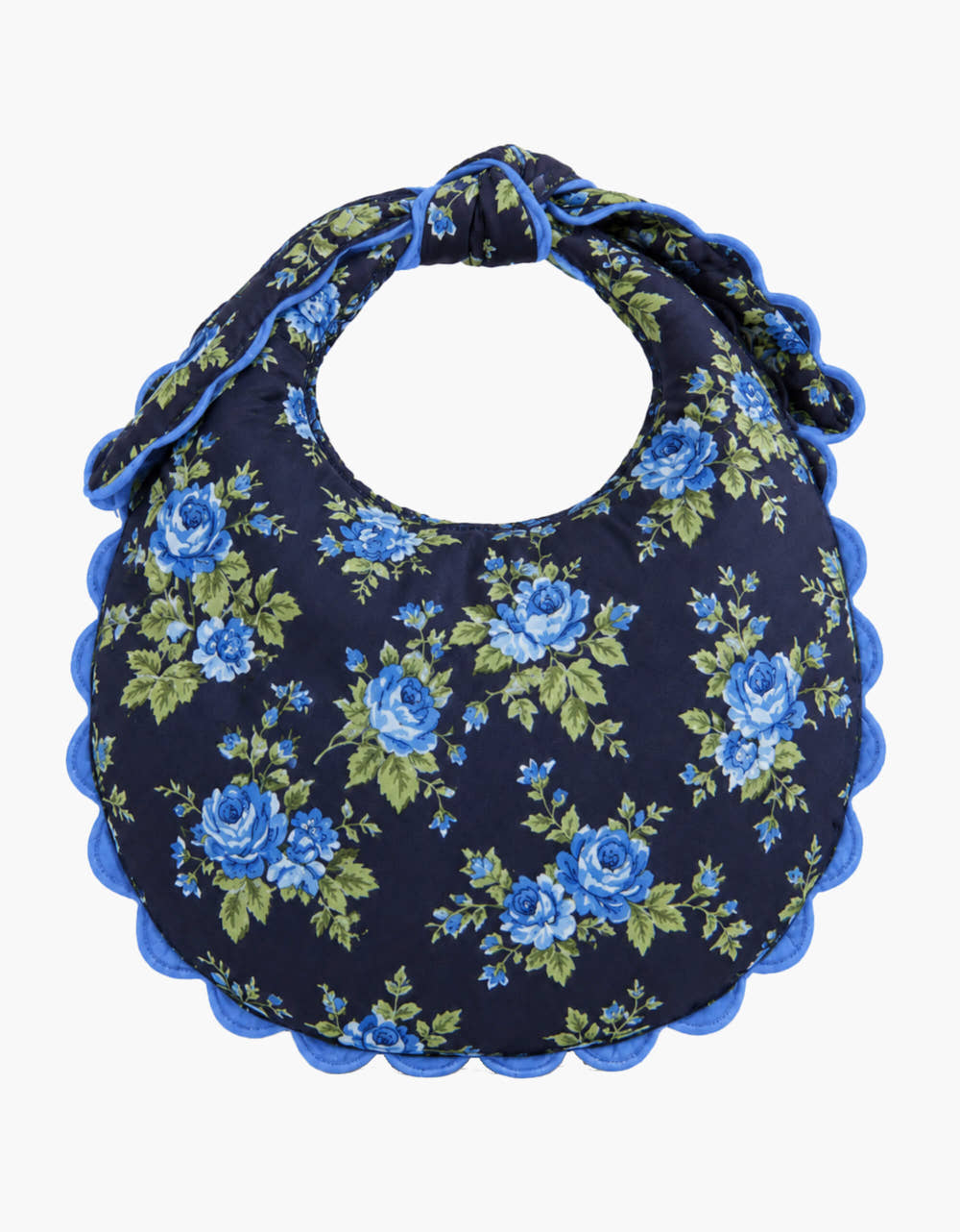 Pink City Prints Midnight Bouquet Scalloped Clutch