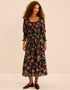 Pink City Prints Midnight Posey Agatha Dress