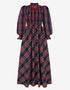 Pink City Prints Midnight Tartan Izzy Dress