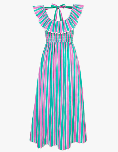 Pink City Prints Mint Stripe Susie Dress