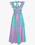 Pink City Prints Mint Stripe Susie Dress