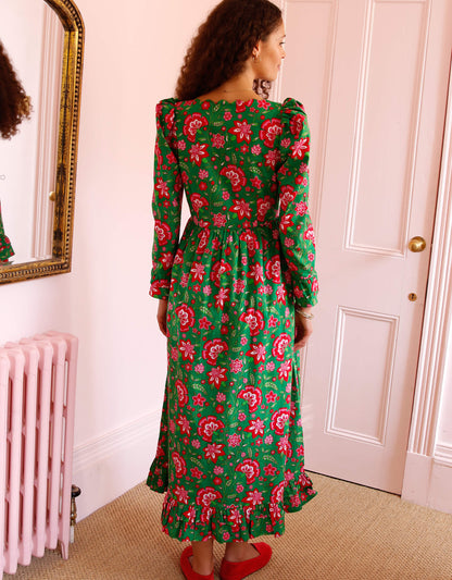 Pink City Prints Mistletoe Jaal Tilda Dress