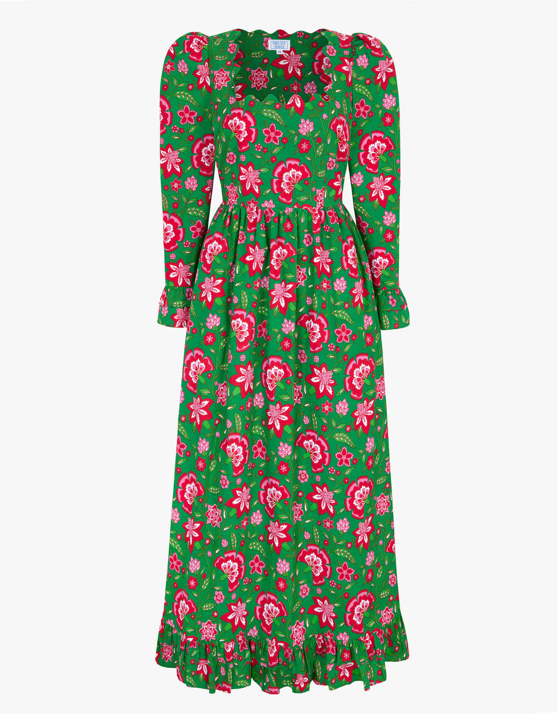 Pink City Prints Mistletoe Jaal Tilda Dress