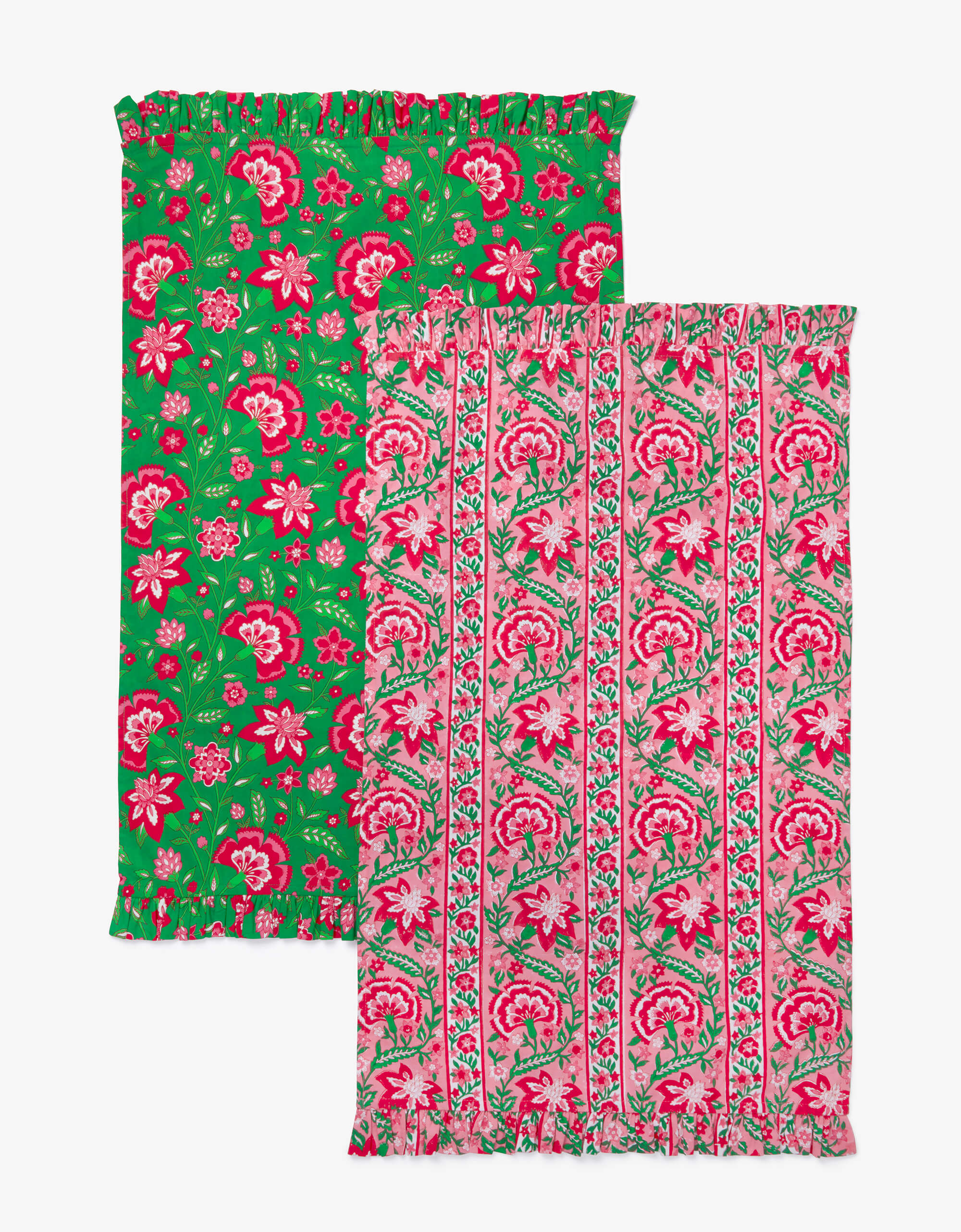 Pink City Prints Mistletoe Mix Tea Towel (Set of 2)