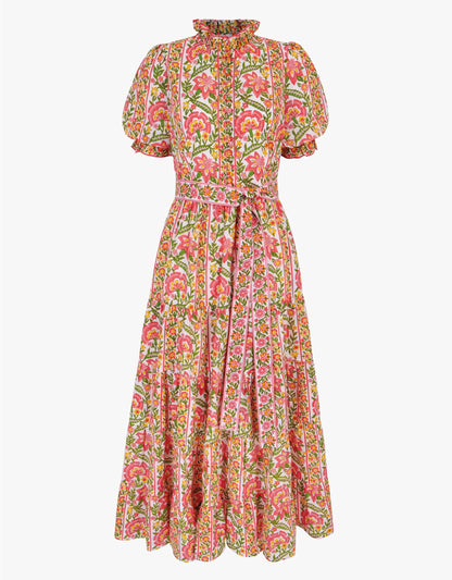 Pink City Prints Moghul Border Matilda Dress