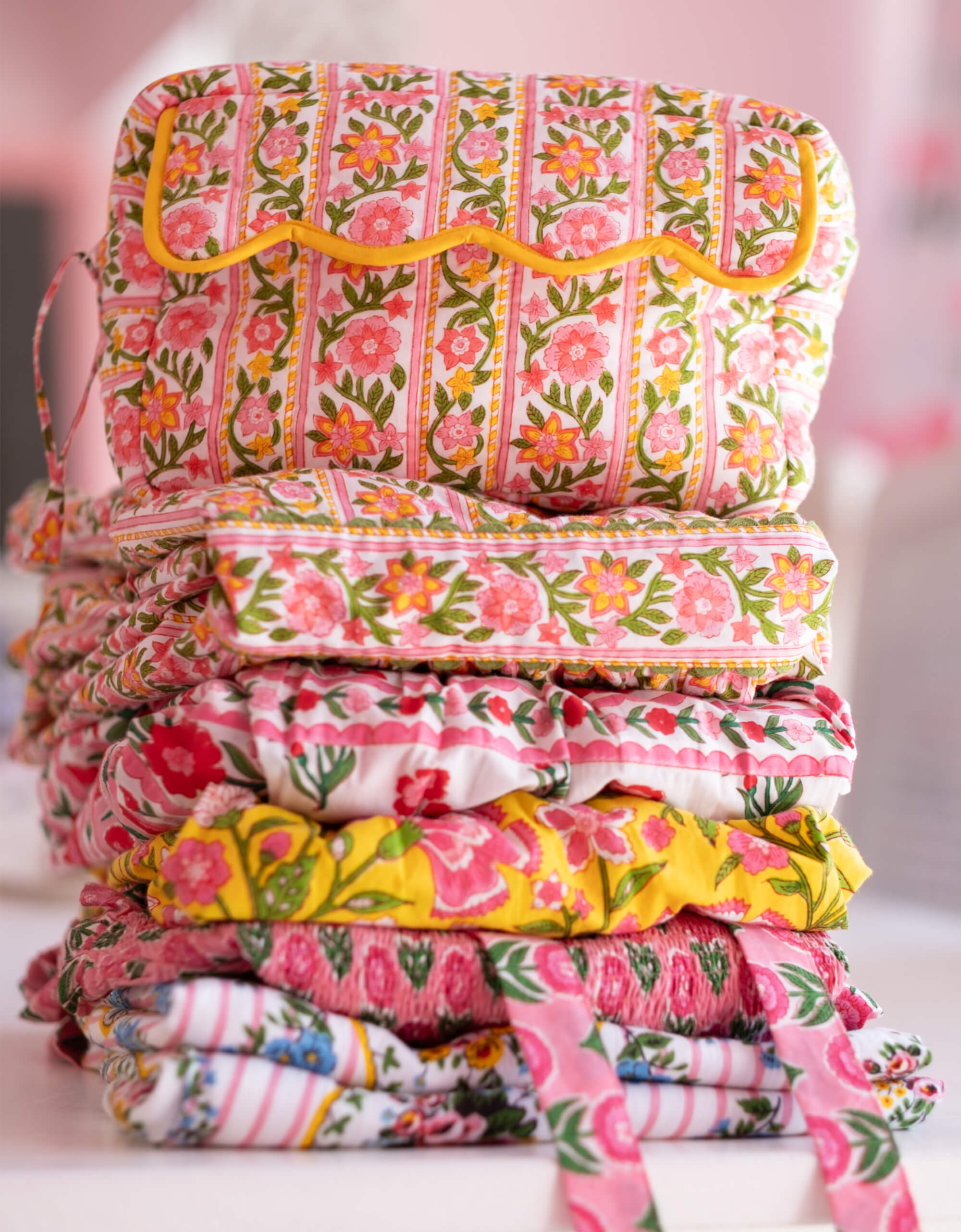 Pink City Prints Moghul Border Washbag