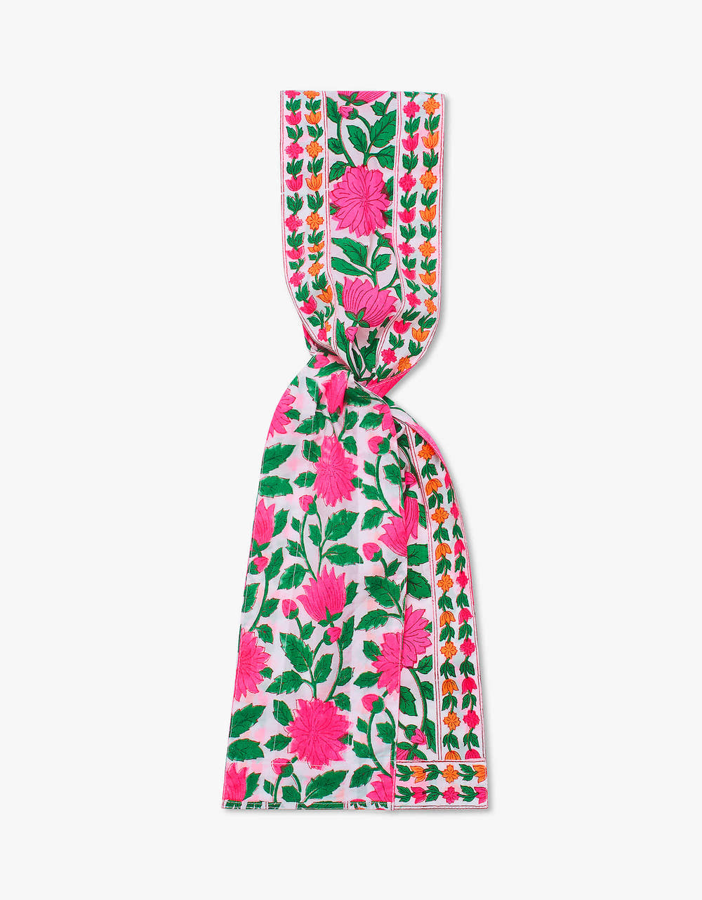 Pink City Prints Neon Border Head Scarf