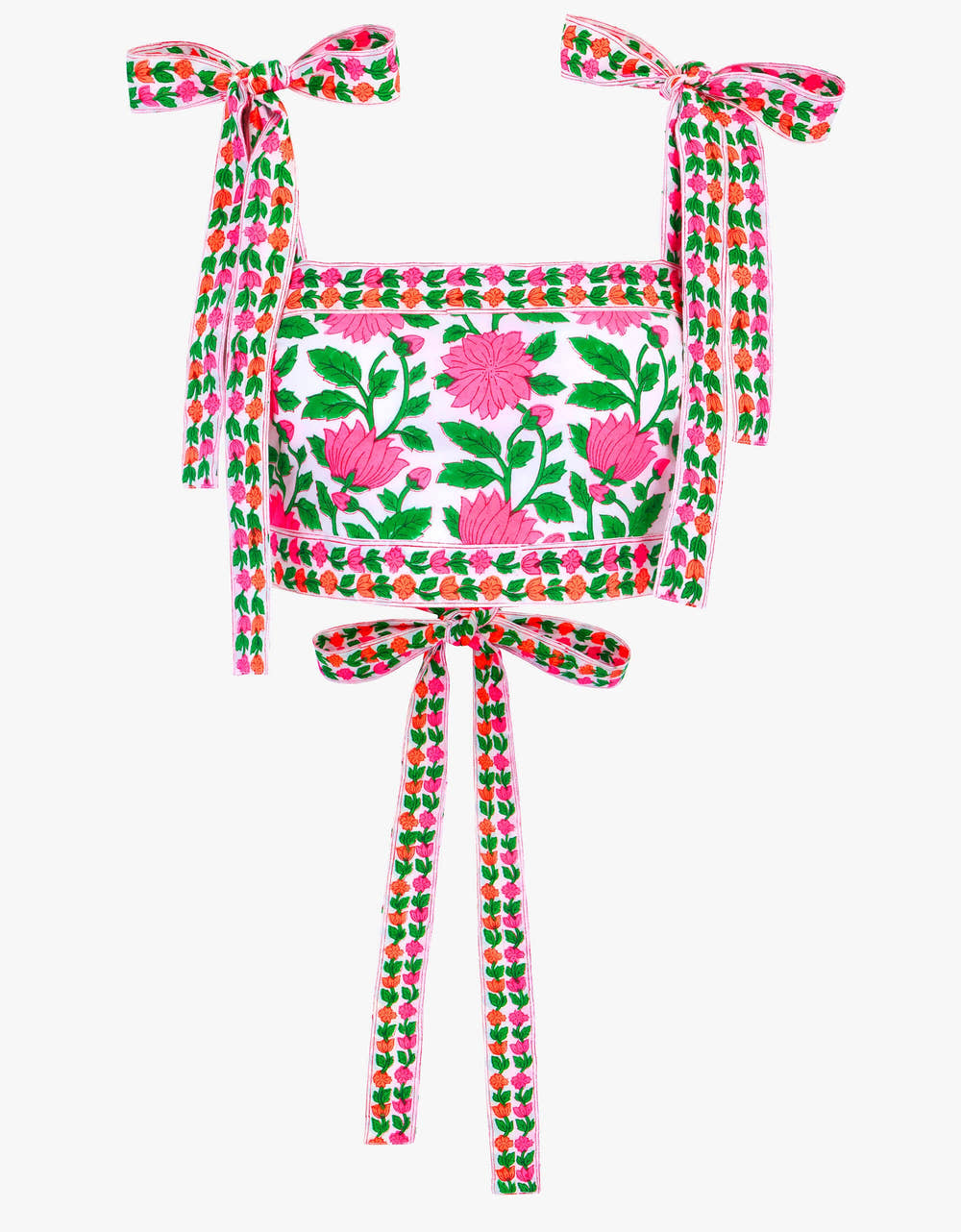 Pink City Prints Neon Border Lara Top