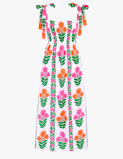 Pink City Prints Neon Border Martina Dress