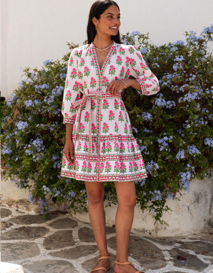 Pink City Prints Neon Buta Billie Mini