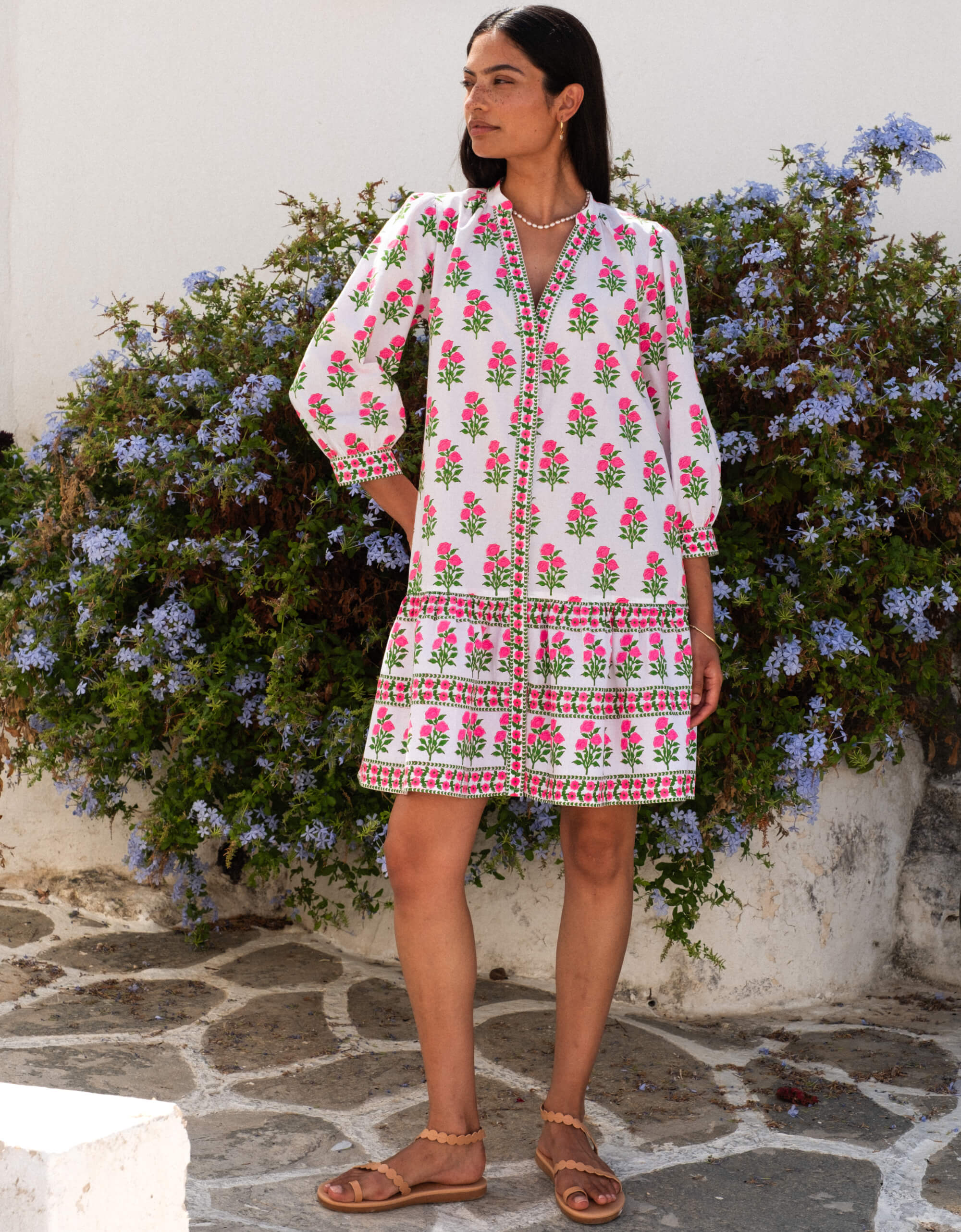 Pink City Prints Neon Buta Billie Mini