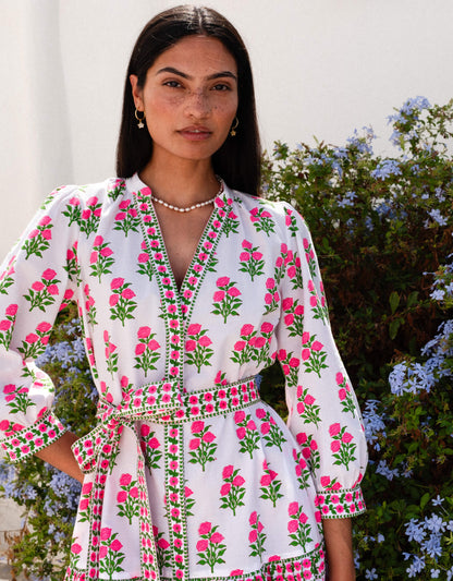 Pink City Prints Neon Buta Billie Mini