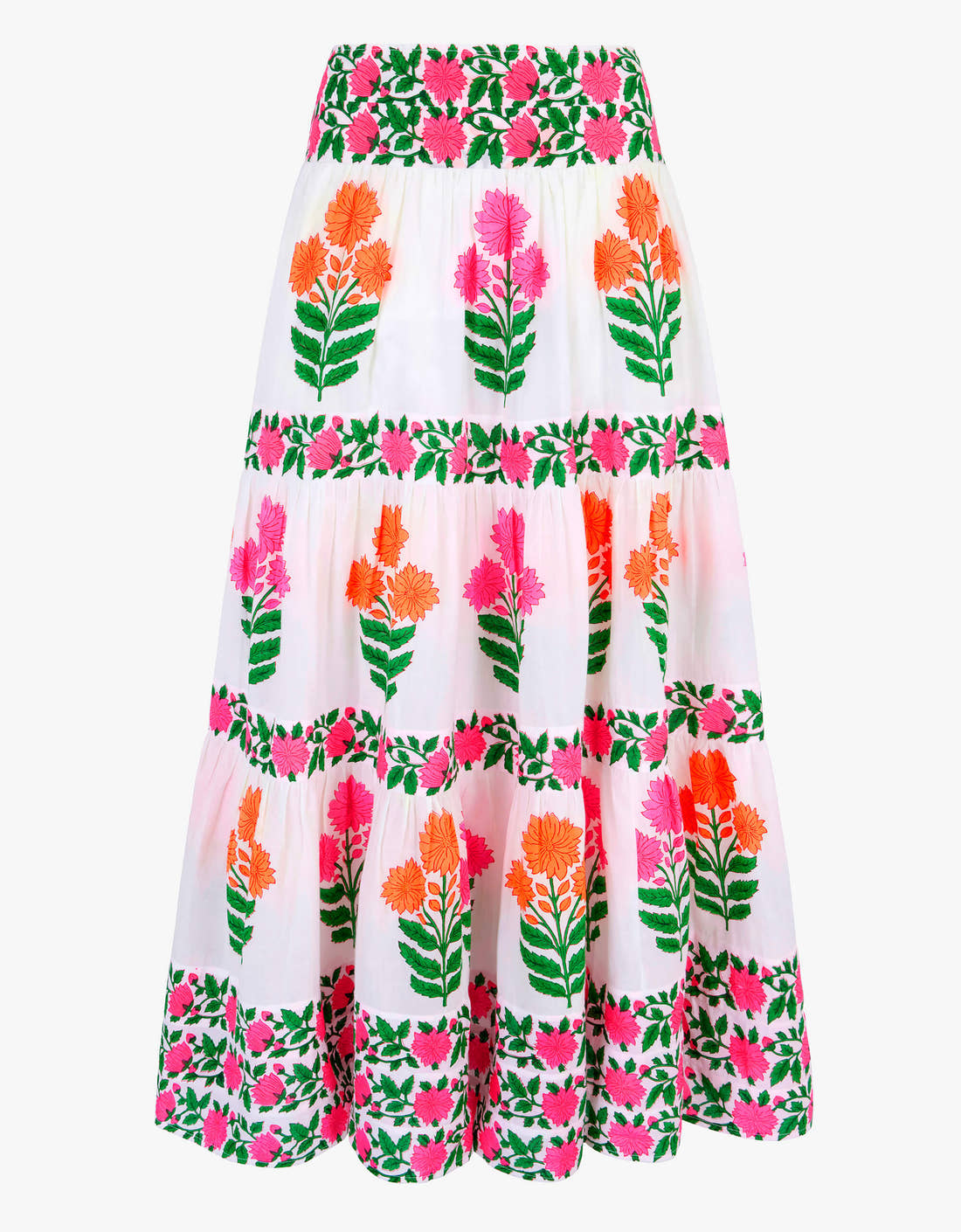 Pink City Prints Neon Buta Lara Skirt
