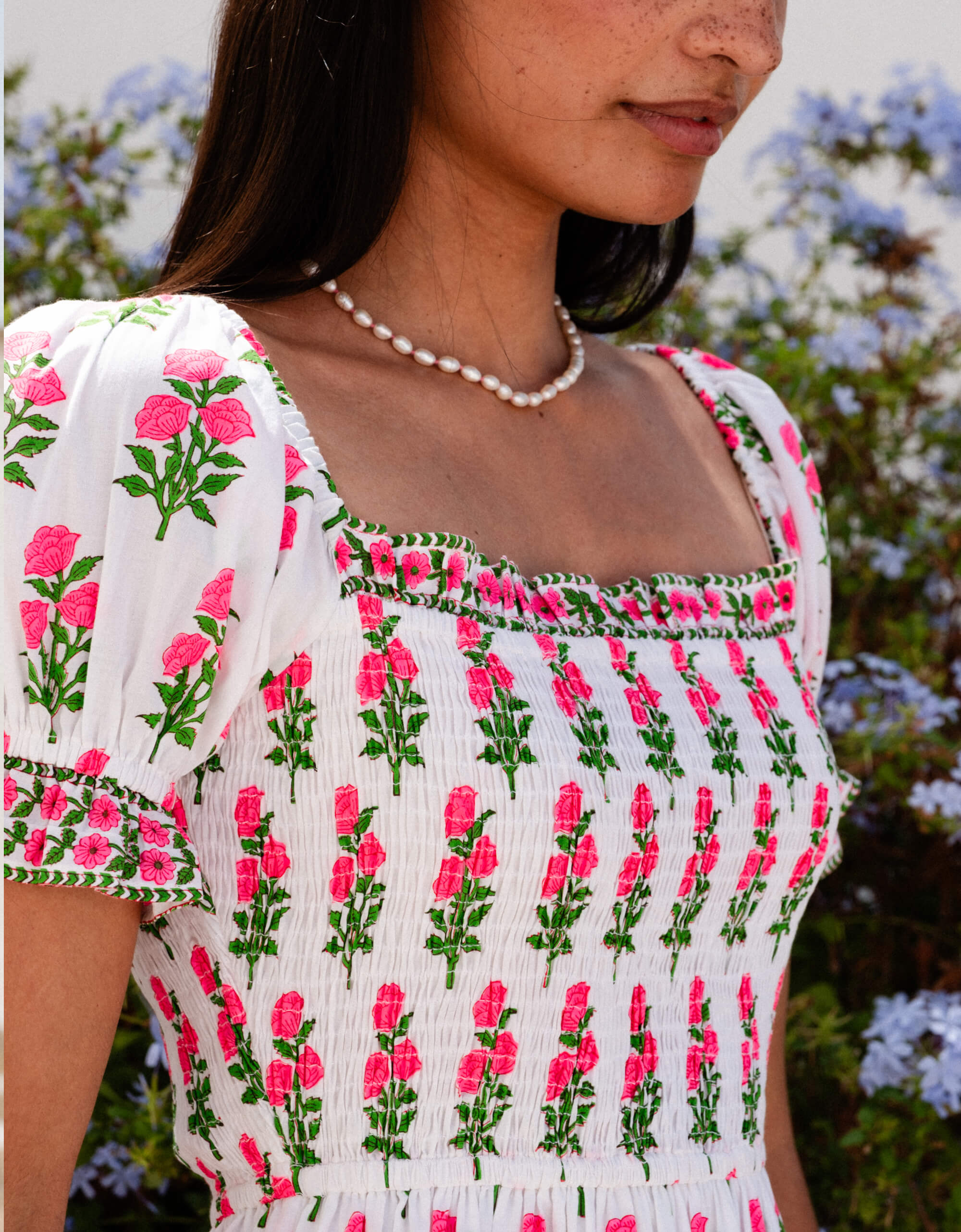 Pink City Prints Neon Buta Palermo Dress