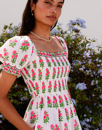 Pink City Prints Neon Buta Palermo Dress