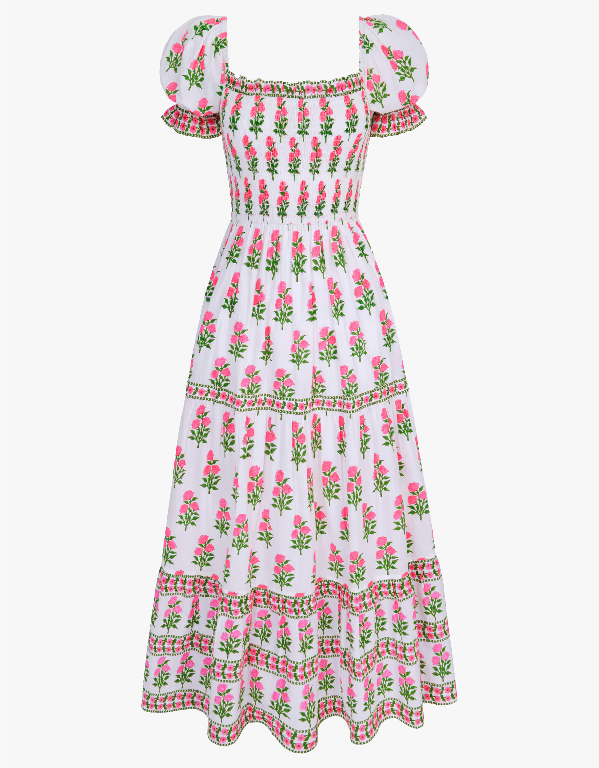 Pink City Prints Neon Buta Palermo Dress