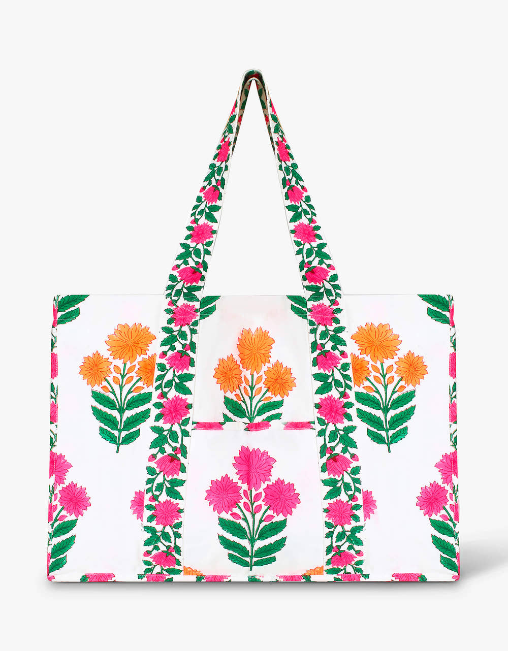 Pink City Prints Neon Buta Tote Bag