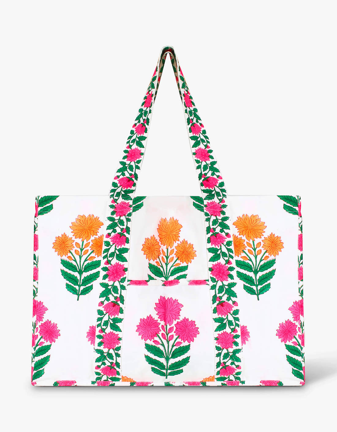 Pink City Prints Neon Buta Tote Bag