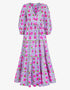 Pink City Prints Neon Camelia Sofia Dress