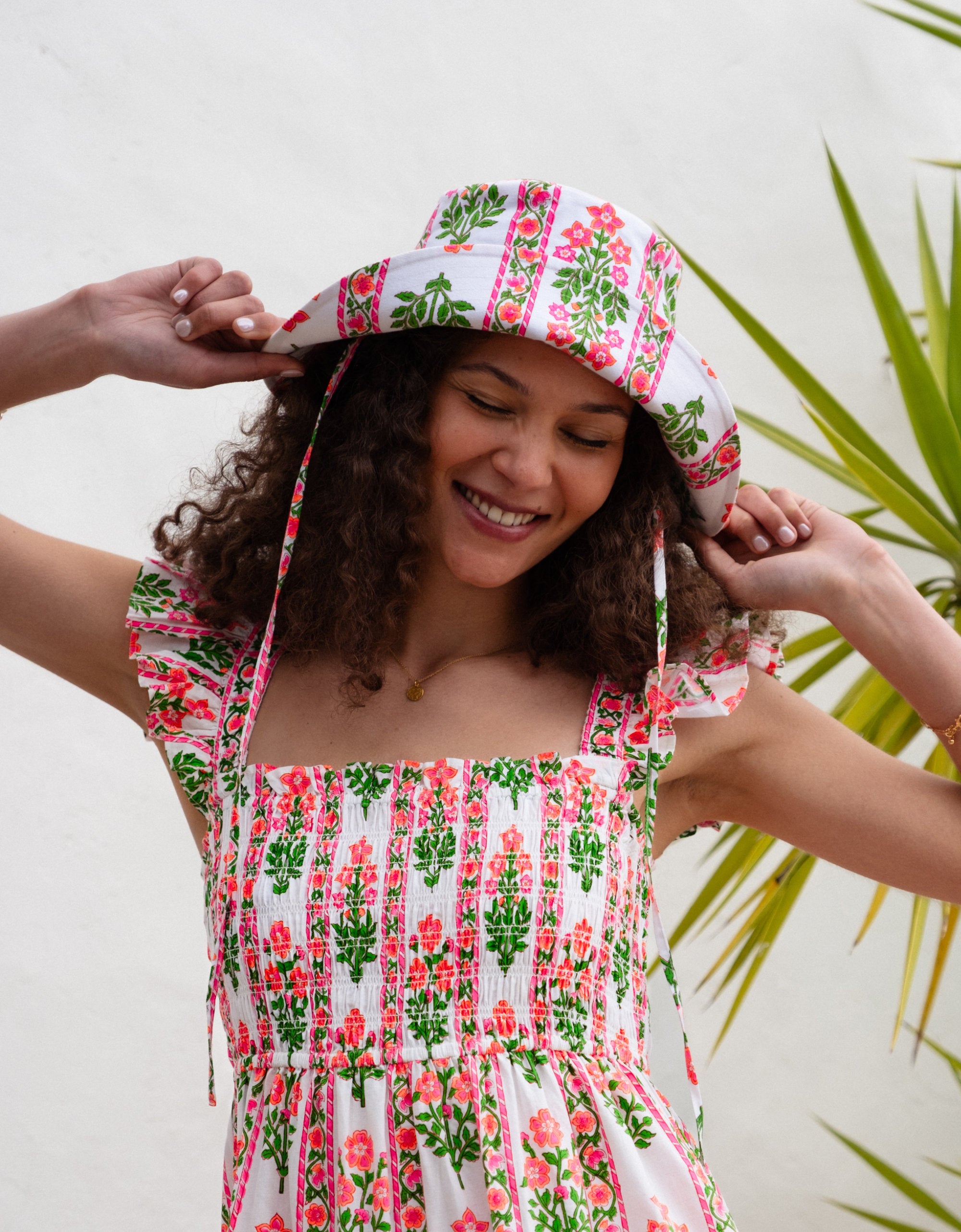 Pink City Prints Neon Sunset Mix Bucket Hat