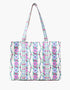 Pink City Prints Orchid Border Canvas Tote Bag