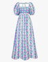 Pink City Prints Orchid Border Elizabeth Dress