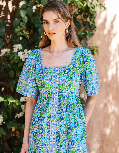 Pink City Prints Pacific Hibiscus Maisie Dress
