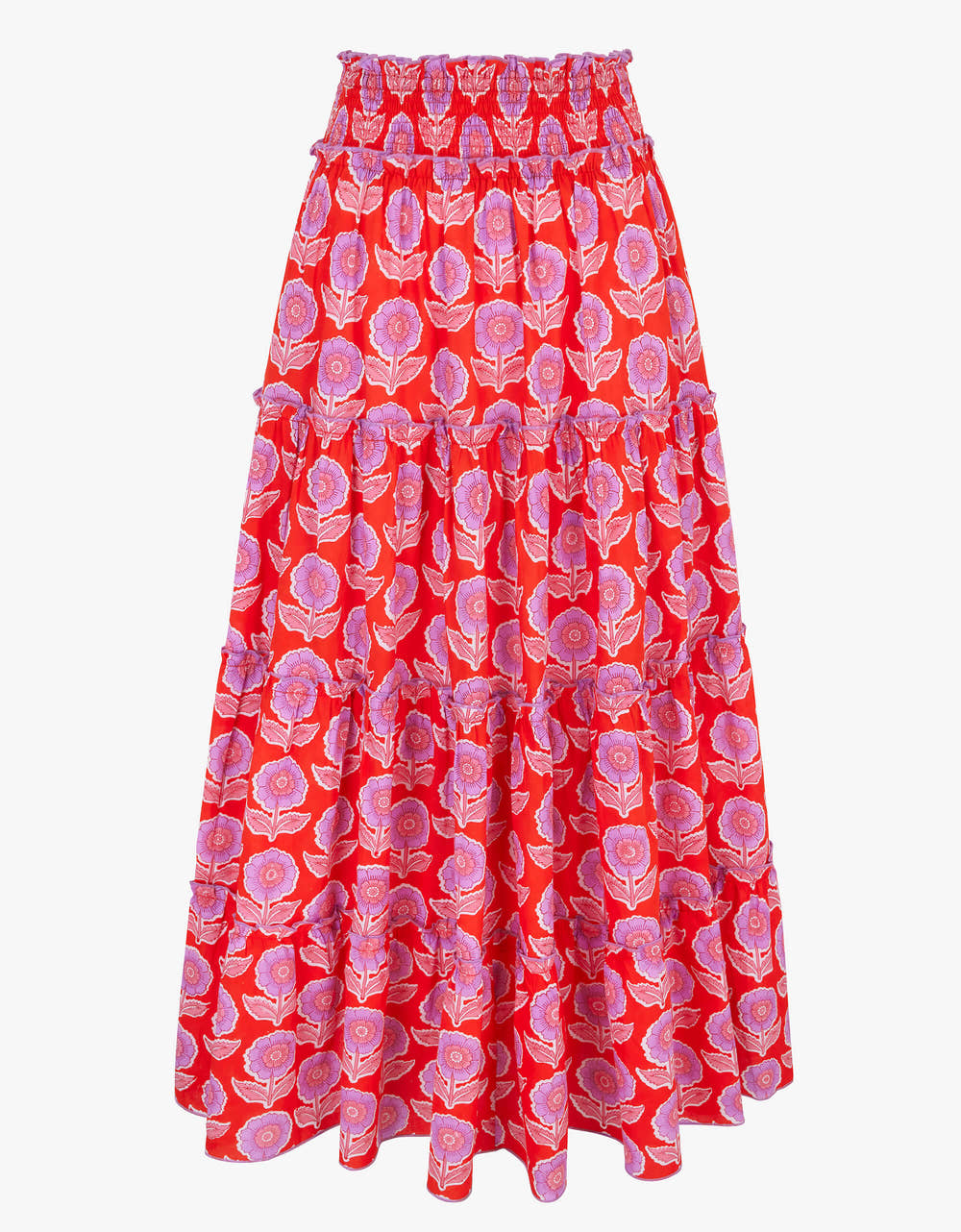 Pink City Prints Perfume Dahlia Rah Rah Skirt