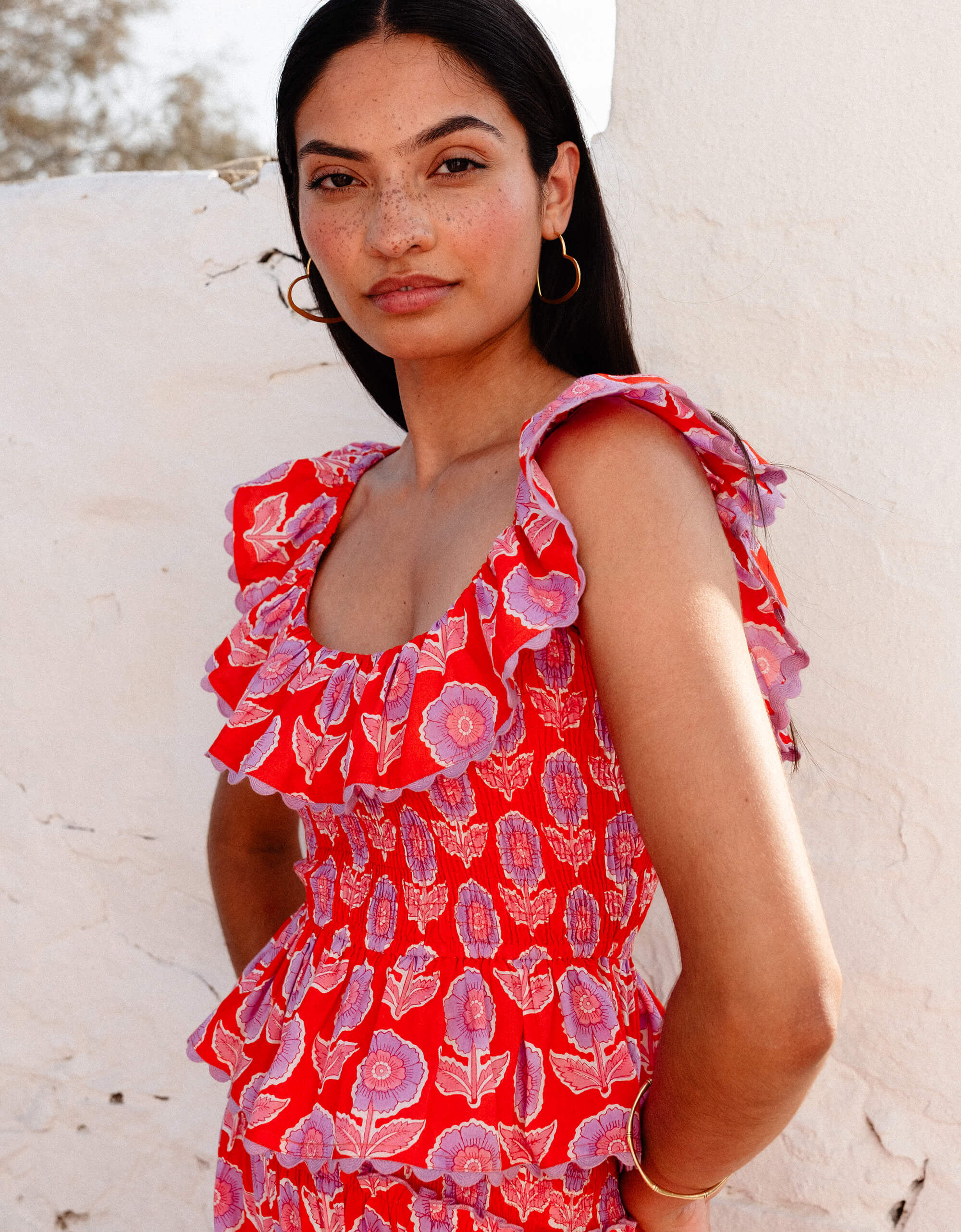 Pink City Prints Perfume Dahlia Susie Top