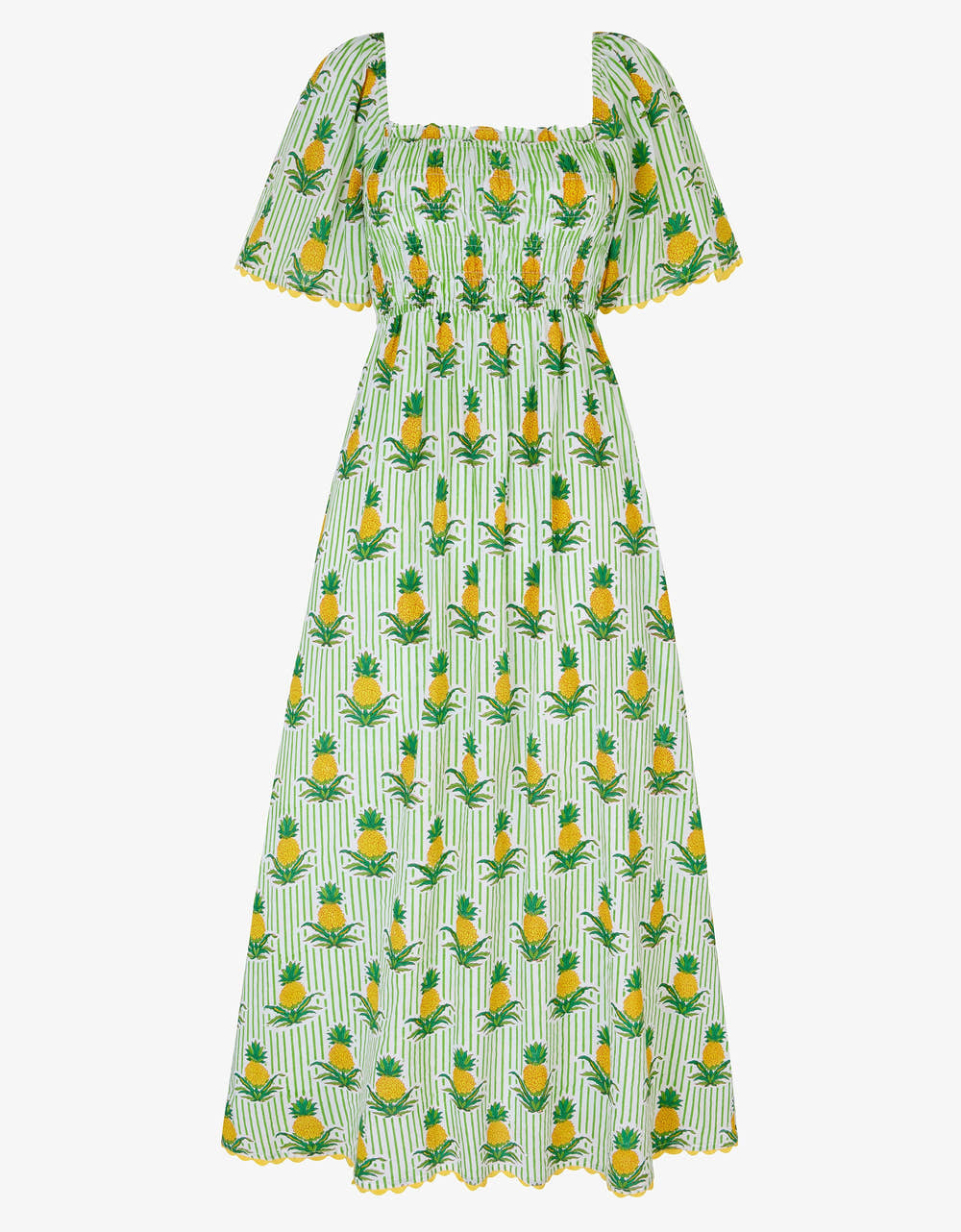 Pink City Prints Pineapple Stripe Lolita Dress