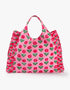 Pink City Prints Poiesettia Buta Mini Tote Bag