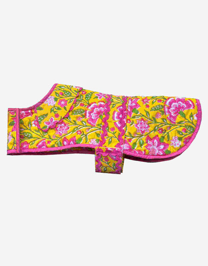 Pink City Prints Provencal Peony Doggie Coat
