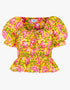 Pink City Prints Provencal Peony Katie Top