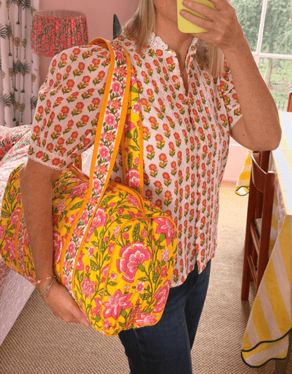 Pink City Prints Provencal Peony Weekend Bag
