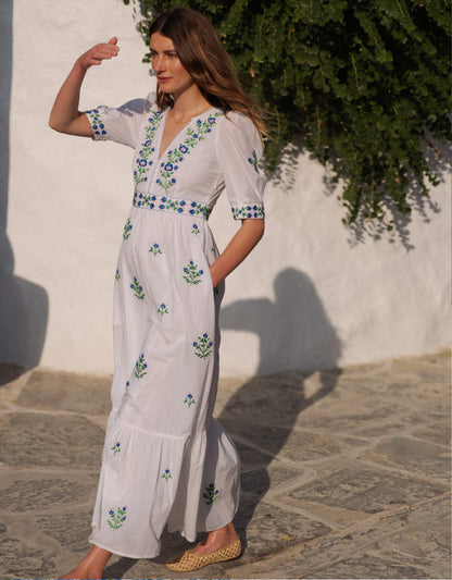 Pink City Prints Provencal Perfume Alicia Dress