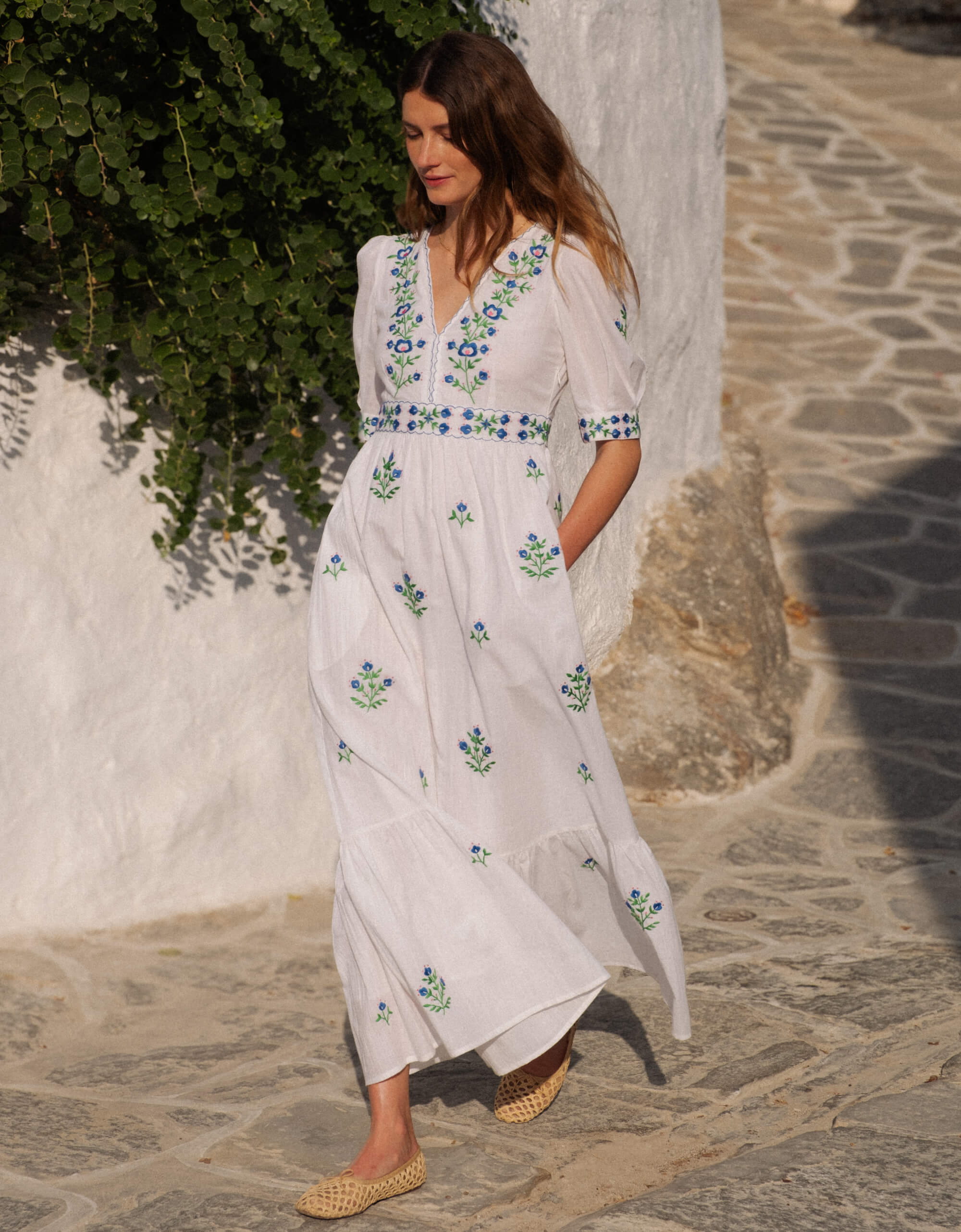 Pink City Prints Provencal Perfume Alicia Dress