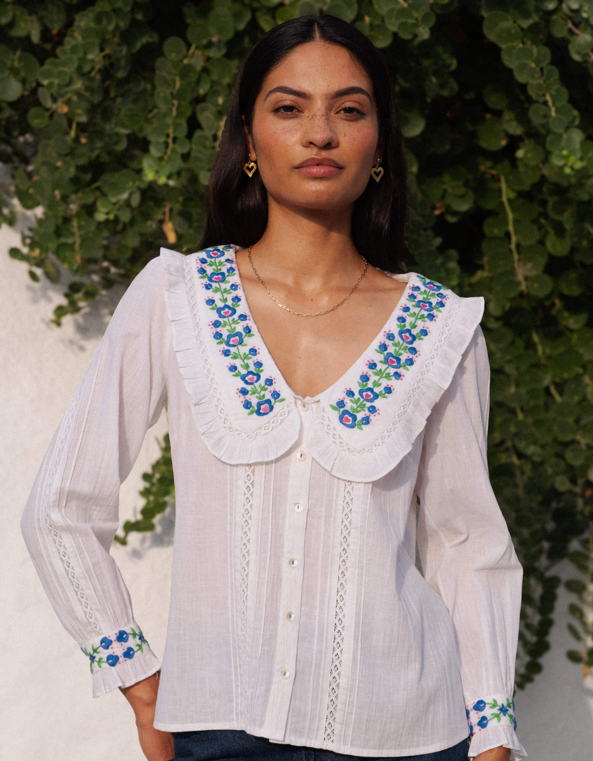 Pink City Prints Provencal Perfume Ava Top