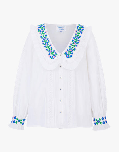 Pink City Prints Provencal Perfume Ava Top