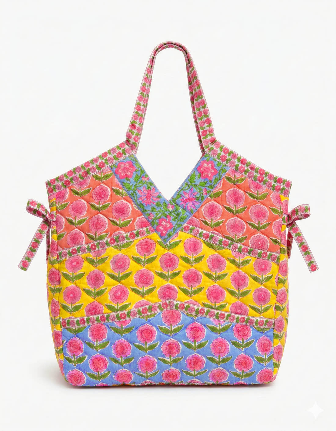 Pink City Prints Rainbow Mix Patchwork Bag